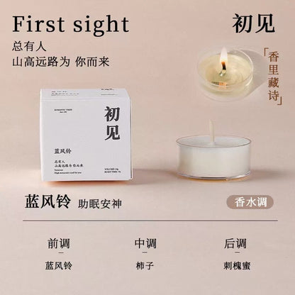 Mini candle Plant extract aromatherapy color match (live)